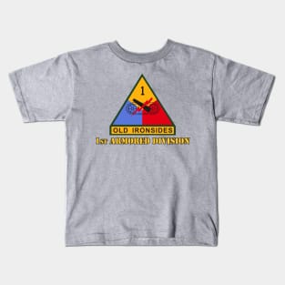 1st Armored Division - Old Ironsides Kids T-Shirt